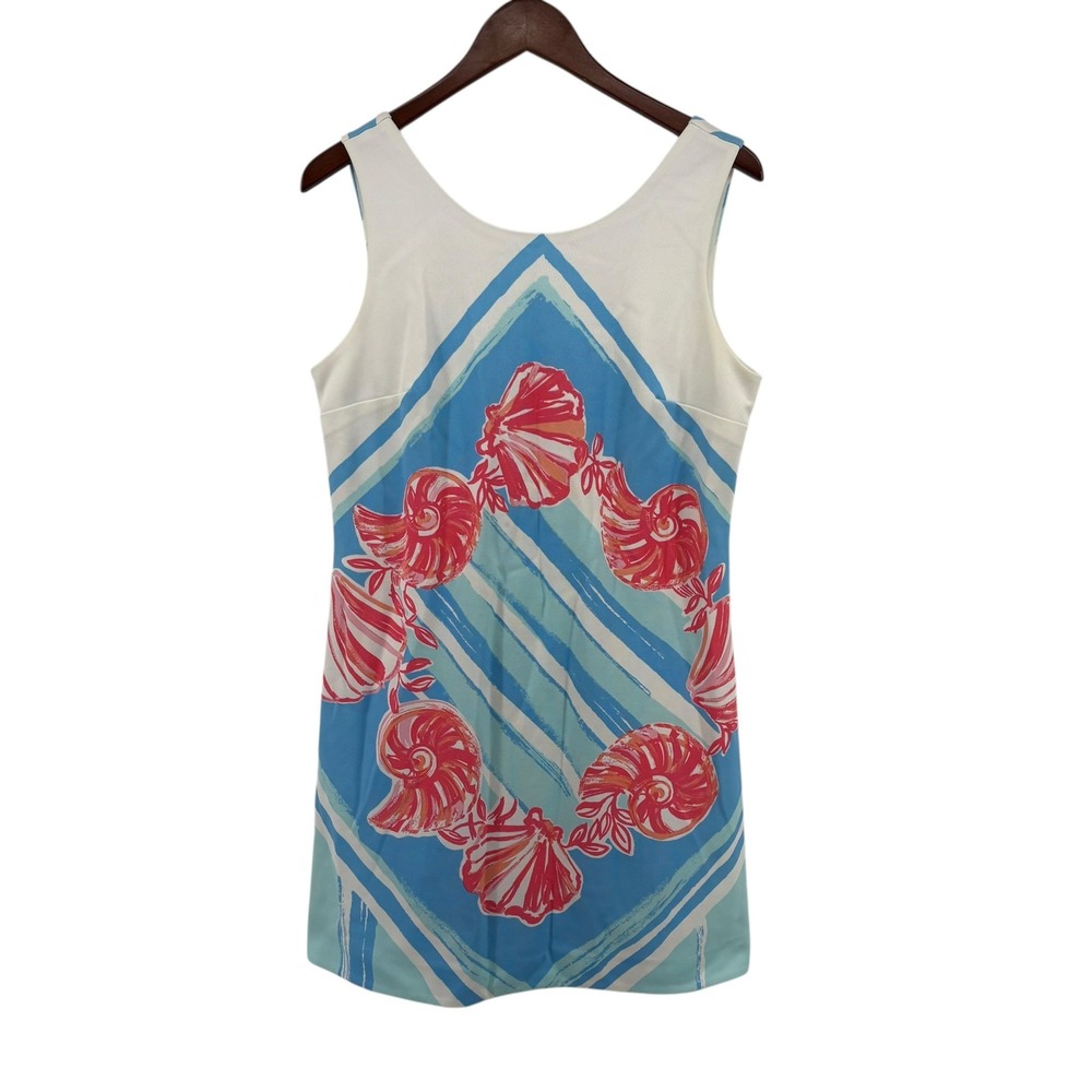 Lilly Pulitzer Callie Shift Dress M Seashell Print Resort